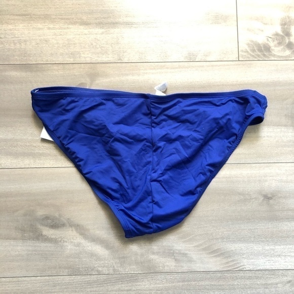 La Blanca Blue Hipster Swim Bikini Bottom 14 - Picture 3 of 11